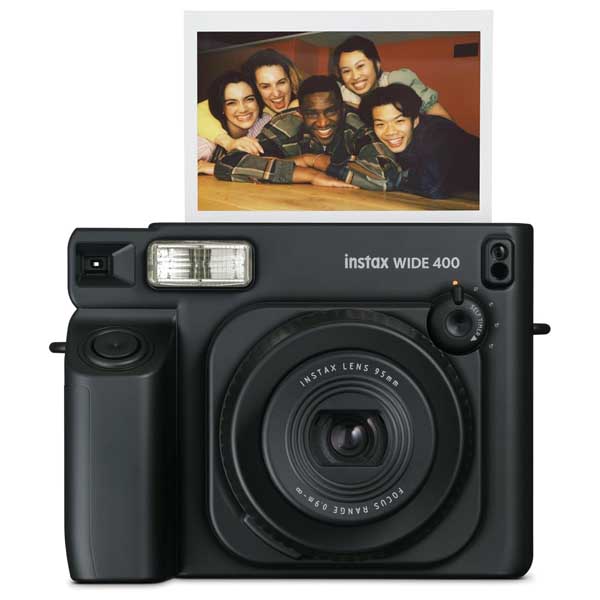 Fujifilm INSTAX Wide 400 Instant Camera (Jet Black)