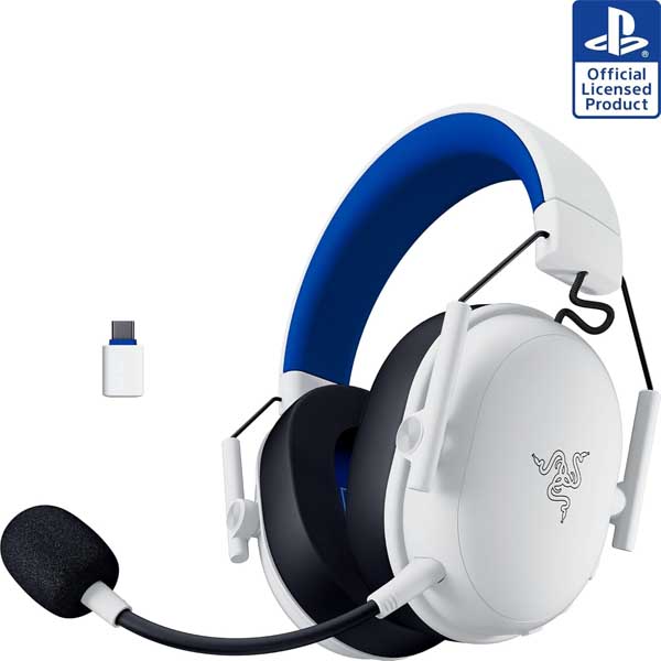 Razer BlackShark V3 X HyperSpeed Wireless Gaming Headset for PlayStation (White)