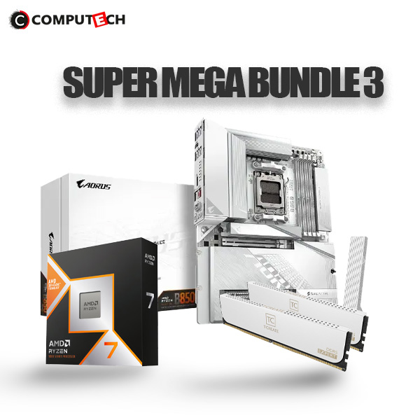 SUPER MEGA BUNDLE 3 (Gigabyte B850 AORUS STEALTH ICE, AMD Ryzen 7 9700X, TeamGroup T-Create Expert 32GB (2x16GB) DDR5)