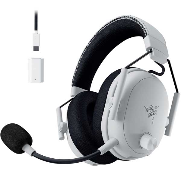 Razer BlackShark V3 Pro Wireless ANC Gaming Headset for PC (White)