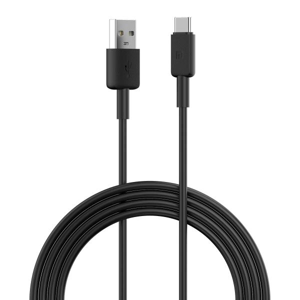 Portronics Konnect Link 3A USB to Type C Cable (Black)