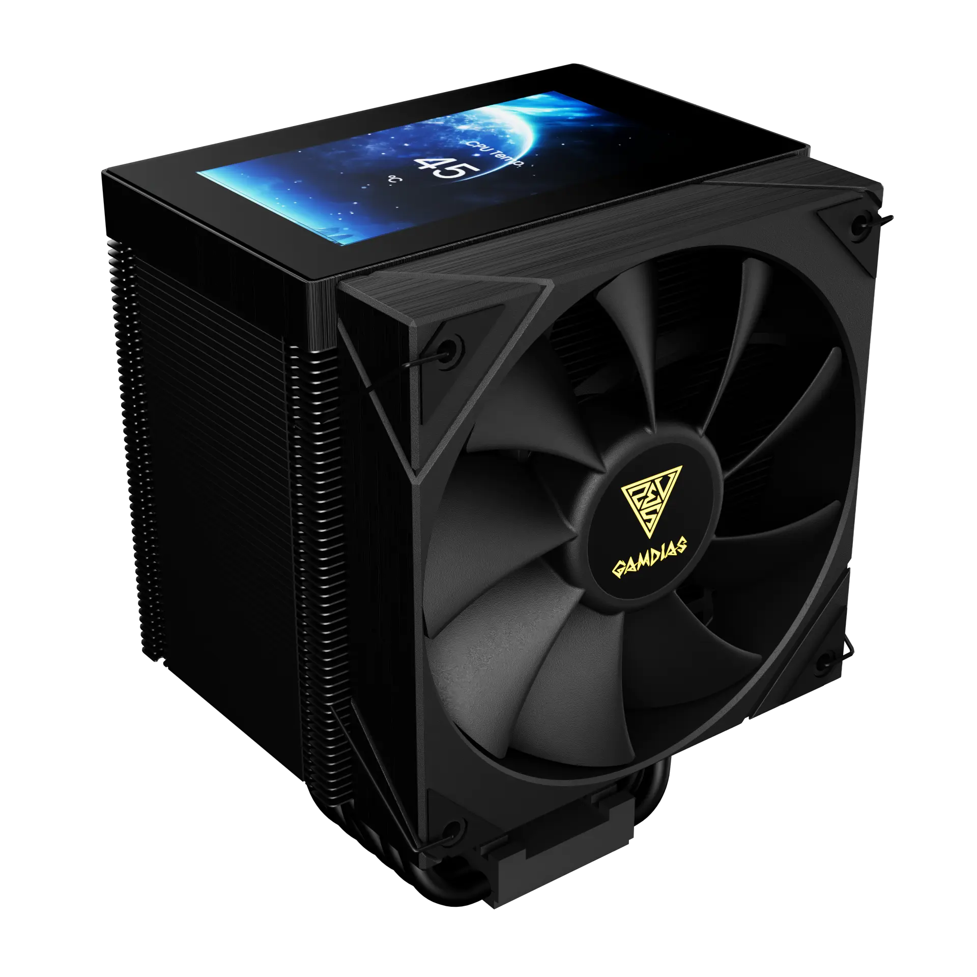 GAMDIAS BOREAS M2-61L LCD Display CPU Air Cooler