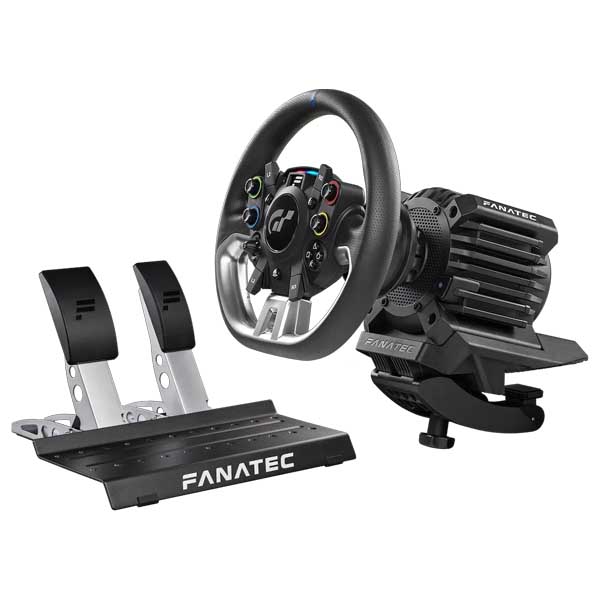 Fanatec Gran Turismo® DD Pro Bundle with Wheel & Pedal (5 NM) (DD+SW+P) + QR2 CRD-9020007-EU
