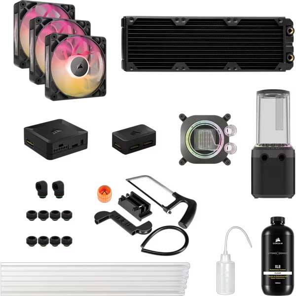 CORSAIR Hydro X Series iCUE XH505i RX 360 RGB Black Custom Cooling Kit