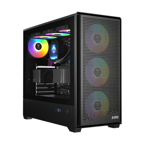 Gamdias Aura GC105 Perforated ATX ARGB Mid-Tower Cabinet