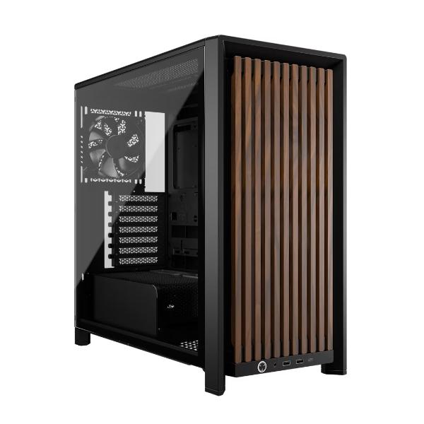Corsair FRAME 4000D WOOD RS Modular Mid-Tower PC Case (Black/Walnut)