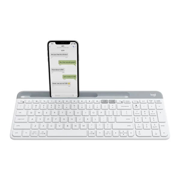 Logitech K580 Slim Wireless Keyboard - White