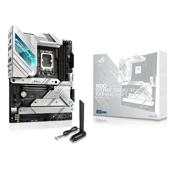 Asus ROG Strix Z690-A Gaming WIFI D4 Intel Motherboard Supports Intel 12th, 13th & 14th Gen Processors