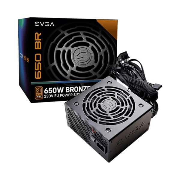 EVGA 650 BR 650 Watt 80 Plus Bronze SMPS