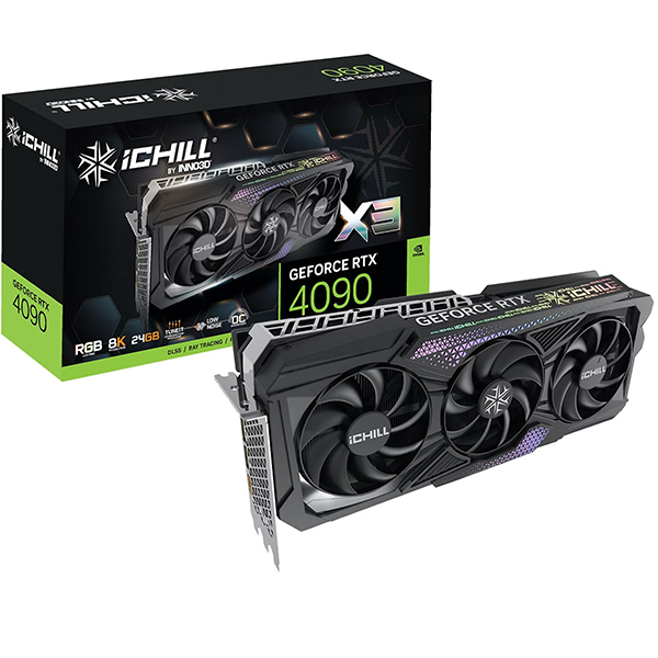 Buy Inno3D GeForce RTX 4090 ICHILL X3 24GB GDDR6X PCI-Express
