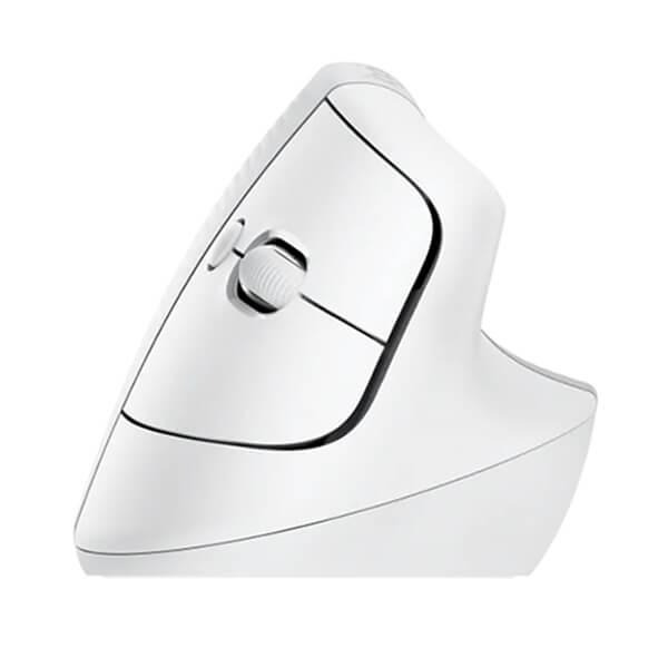 Logitech Lift Vertical Wireless Mouse (White)