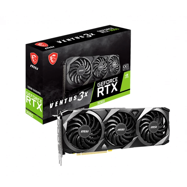 Msi Geforce Rtx 3060 Ventus 3x 12g Oc Graphic Card