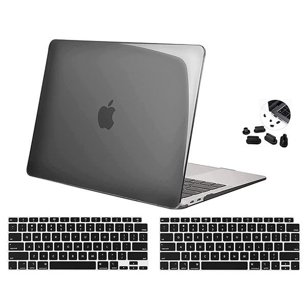Hard Shell Case Cover for Apple MacBook Pro 16"  inch Transparent - Transparent Black