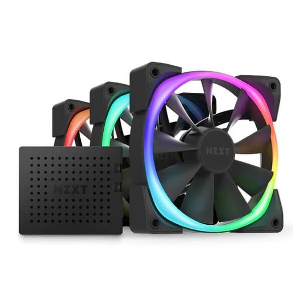 NZXT Aer RGB 2 120mm Cabinet Fan Kit (Triple Pack) - Black