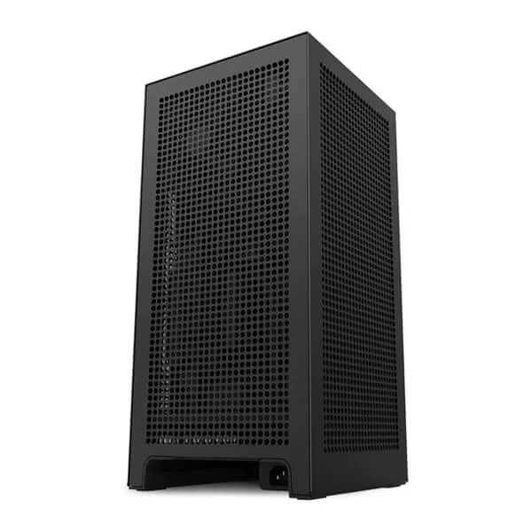 NZXT H1 Version 2 With PSU, AIO, And Riser Card (M-ITX) Mini Tower Cabinet (Matte Black)