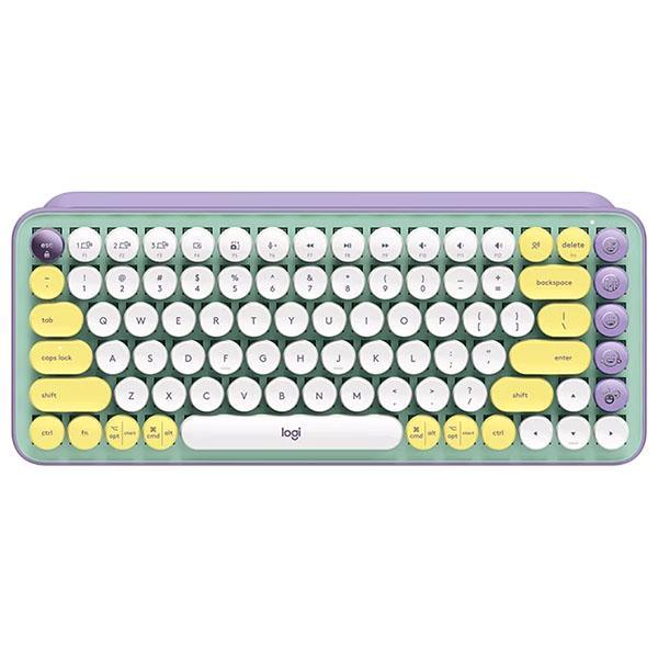 Logitech POP Keys Mechanical Wireless Keyboard - Daydream