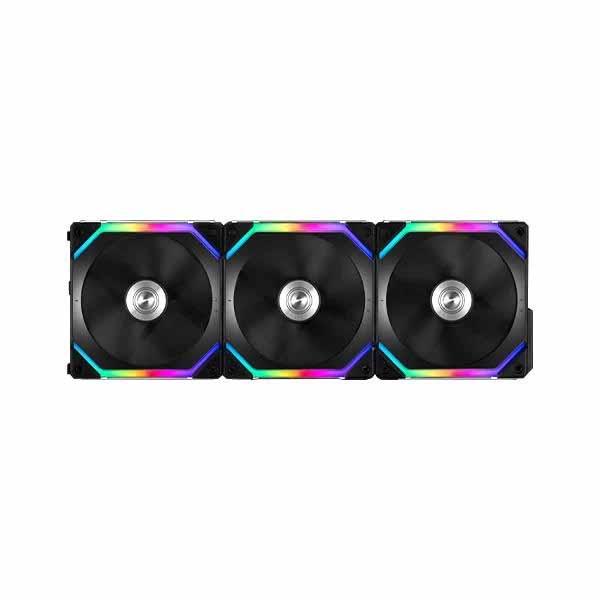 Lian Li Uni Fan SL120 Black 120mm ARGB Cabinet Fan (Triple Pack)