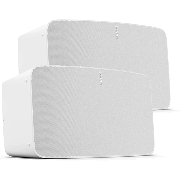 Sonos Five Two Room Set Pro (Black) - White