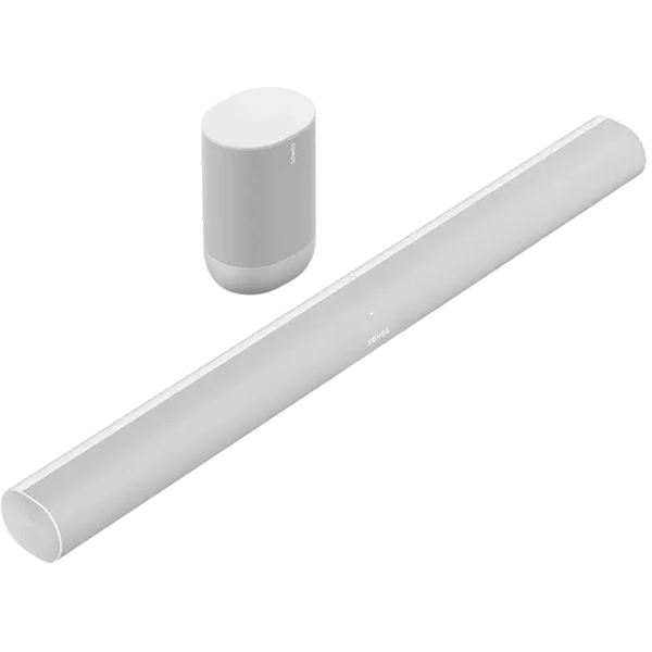 Sonos Multiroom Set with Arc and Move (Black) - White