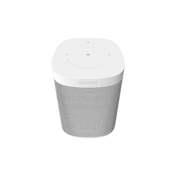 Sonos One SL Wi-Fi Bookshelf Speaker (Black) - White
