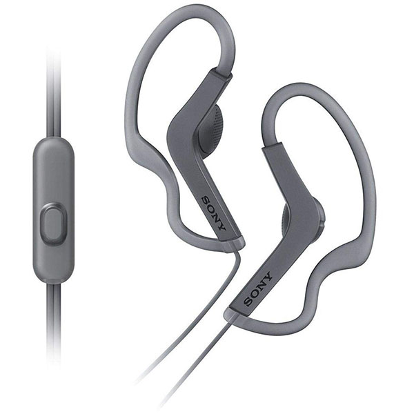 Sony MDR-AS210AP Wired in Ear Headphone with Mic (Black)