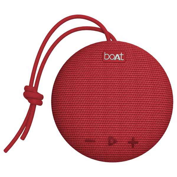 boAt Stone 193 Bluetooth Speaker (Black) - Red