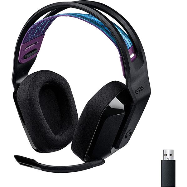 Logitech G535 Lightspeed Wireless Gaming Headset - Lightweight on-Ear Headphones