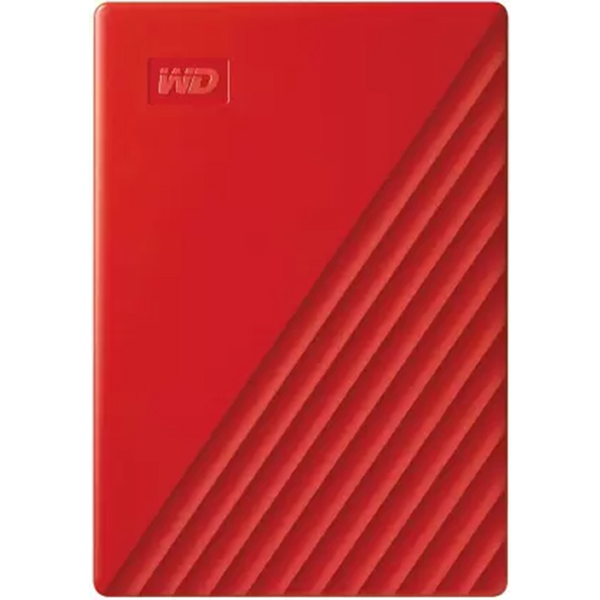 Western Digital My Passport 5TB Portable Hard Drive (Red)