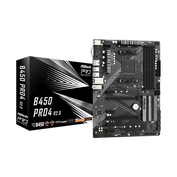 ASRock B450 Pro4 R2.0 Motherboard