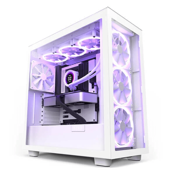 Nzxt H7 Elite (E-ATX) Mid Tower Cabinet - White