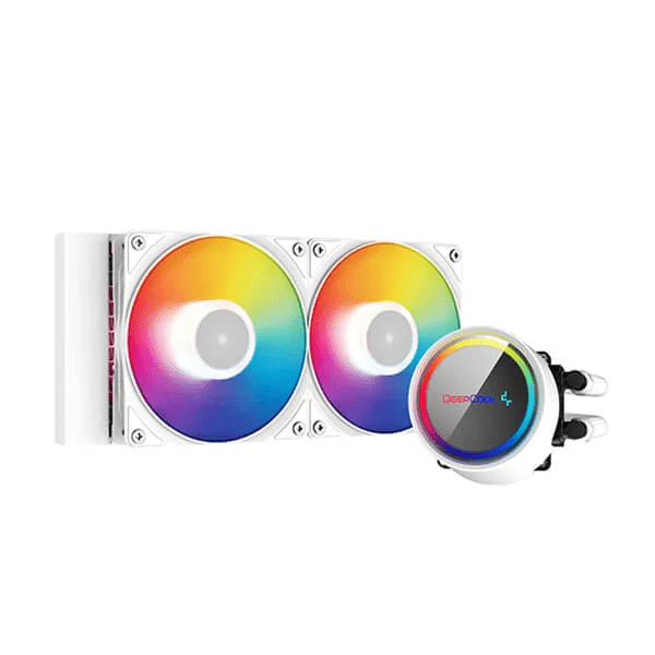 DeepCool GAMMAXX L240 ARGB CPU Liquid Cooler - White