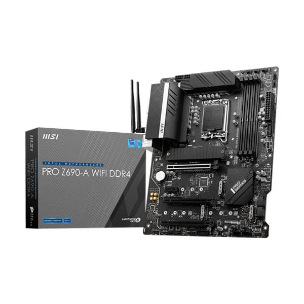 MSI PRO Z690-A WIFI DDR4 Intel Motherboard Supports Intel 12th , 13th & 14th Gen Processors