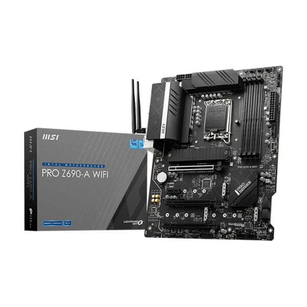 MSI PRO Z690-A WIFI DDR5 Intel Motherboard Supports Intel 12th , 13th & 14th Gen Processors