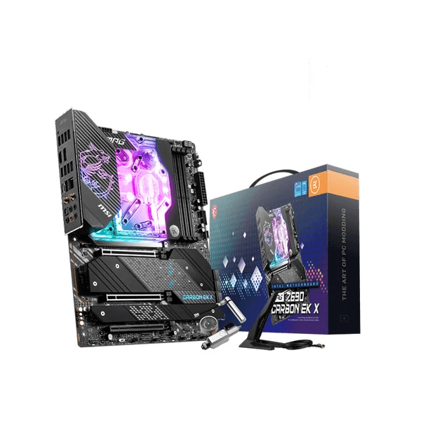 MSI MPG Z690 Carbon EK X (Wi-Fi) Intel Motherboard Supports Intel 12th , 13th & 14th Gen Processors
