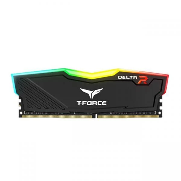 TeamGroup T-Force Delta RGB 8GB (8GBX1) DDR4 Ram 3600Mhz - Black