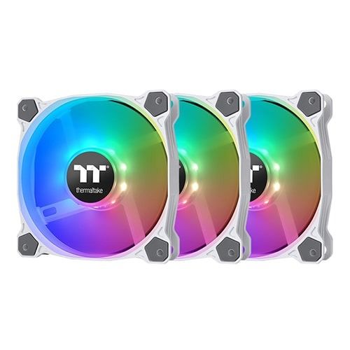 Thermaltake Pure 12 ARGB Sync Radiator 3 Fan Pack White TT Premium Edition