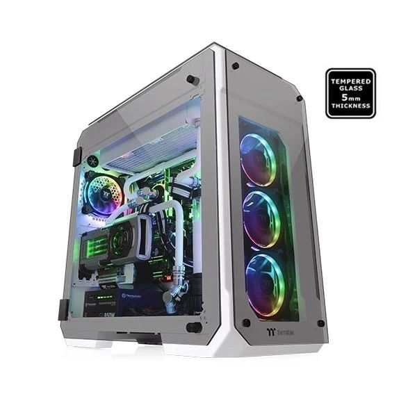 Thermaltake View 71 ARGB E-ATX Full Tower Gaming Cabinet (White)
