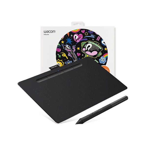 Wacom Intuos CTL-6100WL/K0-CX Digital Graphics Pen Tablet for Drawing (Black)
