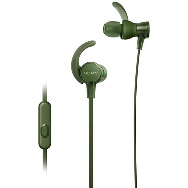 Sony MDR-XB510AS Wired in Ear Headphone with Mic - Green