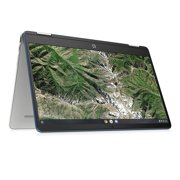 HP Chromebook x360 14a-ca0504TU Intel Celeron N4120 14 inch(35.6 cm) Micro-Edge, Touchscreen, 2-in-1 Laptop (4GB RAM/64GB eMMC/Chrome 64/UHD Graphics,1.49kg)