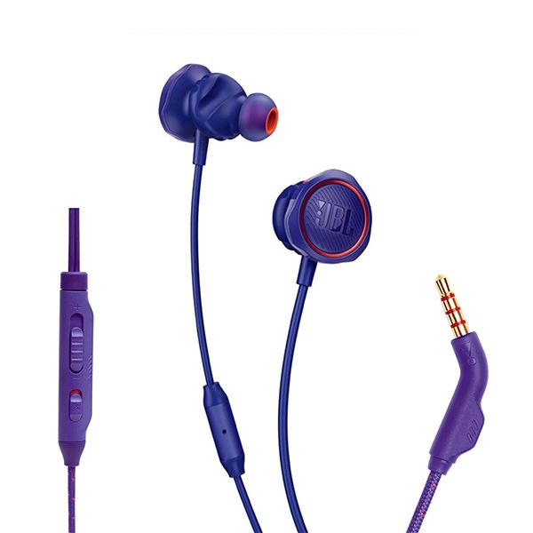 Jbl Quantum 50 by Harman Wired in Ear Earphones with Mic, Purple