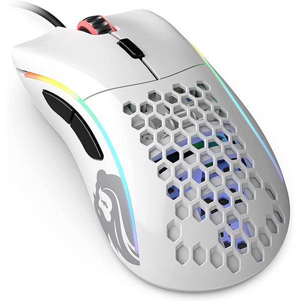 Glorious Model D Minus Wired Gaming Mouse Glossy White