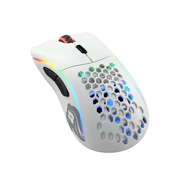 Glorious Model D Wireless RGB Gaming Mouse Matte White