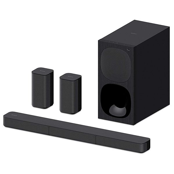 Sony HT-S20R Real 5.1ch Dolby Digital Sound bar for TV with subwoofer and Compact Rear Speakers