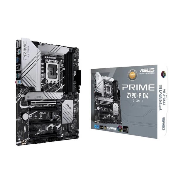 Asus PRIME Z790-P D4 CSM Intel Motherboard Supports Intel 12th, 13th & 14th Gen Processors