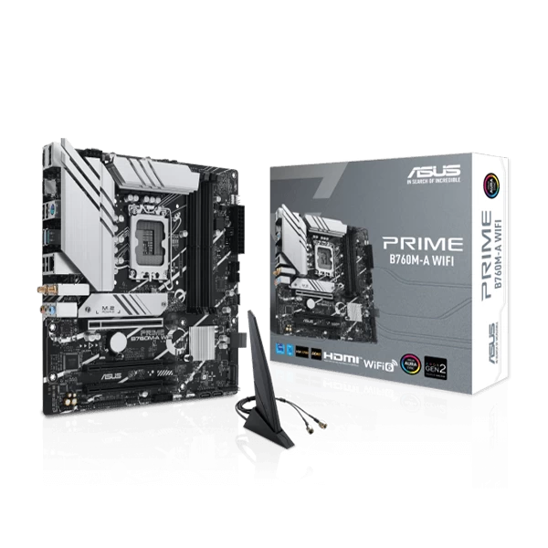 Asus Prime B760M-A WIFI Motherboard Supports Intel 12th, 13th & 14th Gen Processors