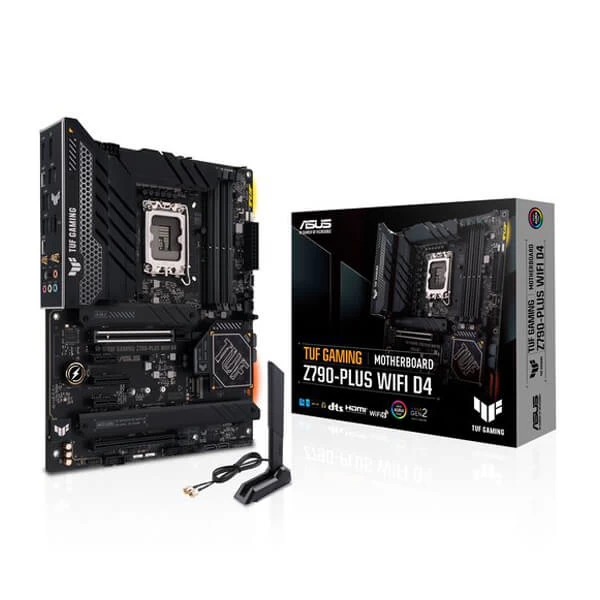 Asus TUF Gaming Z790 Plus WIFI D4 Intel Motherboard Supports Intel 12th, 13th & 14th Gen Processors