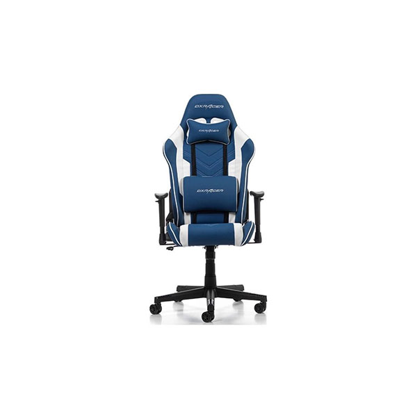 DXRacer Prince Gaming Chair - Blue and White