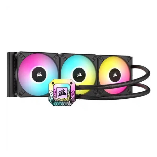 Corsair ICUE H150i Elite Capellix XT RGB Black All In One 360mm CPU Liquid Cooler