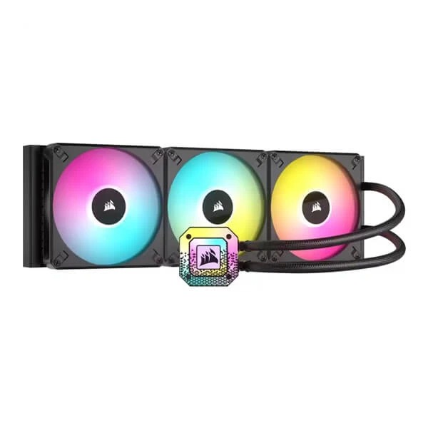 Corsair ICUE H170i Elite Capellix XT RGB All In One 420mm CPU Liquid Cooler (Black)